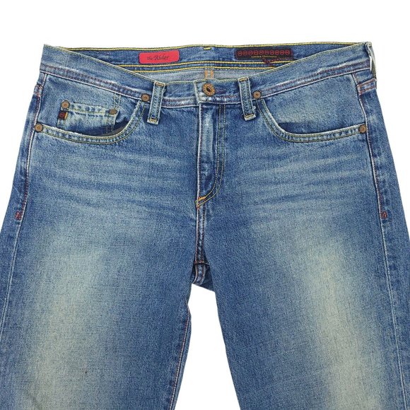 AG Adriano Goldschmied The Rider Jeans Womens Size 27R Denim Medium Wash - Picture 6 of 9
